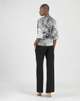 Side Tie Top - Web Lines
