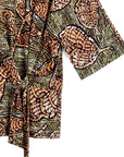Signature Side Tie Top - Mosaic Leaves - Final Sale!