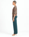 Signature Side Tie Top - Mosaic Leaves - Final Sale!