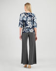 Side Tie Top - Moonlit Floral