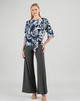 Side Tie Top - Moonlit Floral