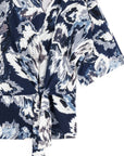 Side Tie Top - Moonlit Floral