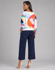 Signature Side Tie Top - Sunburst Petal - Final Sale
