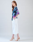 Signature Side Tie Top - Floral Dream