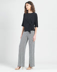 Kick Front High Slit Pant - Chain Ring - Final Sale!