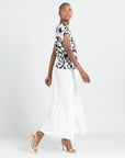 Crinkle Pleat Knit - Dolman Short Sleeve Top - Aztec - Final Sale