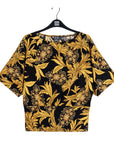 Dolman Half Sleeve Top - Baroque Paisley - Final Sale!