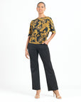 Dolman Half Sleeve Top - Baroque Paisley - Final Sale!