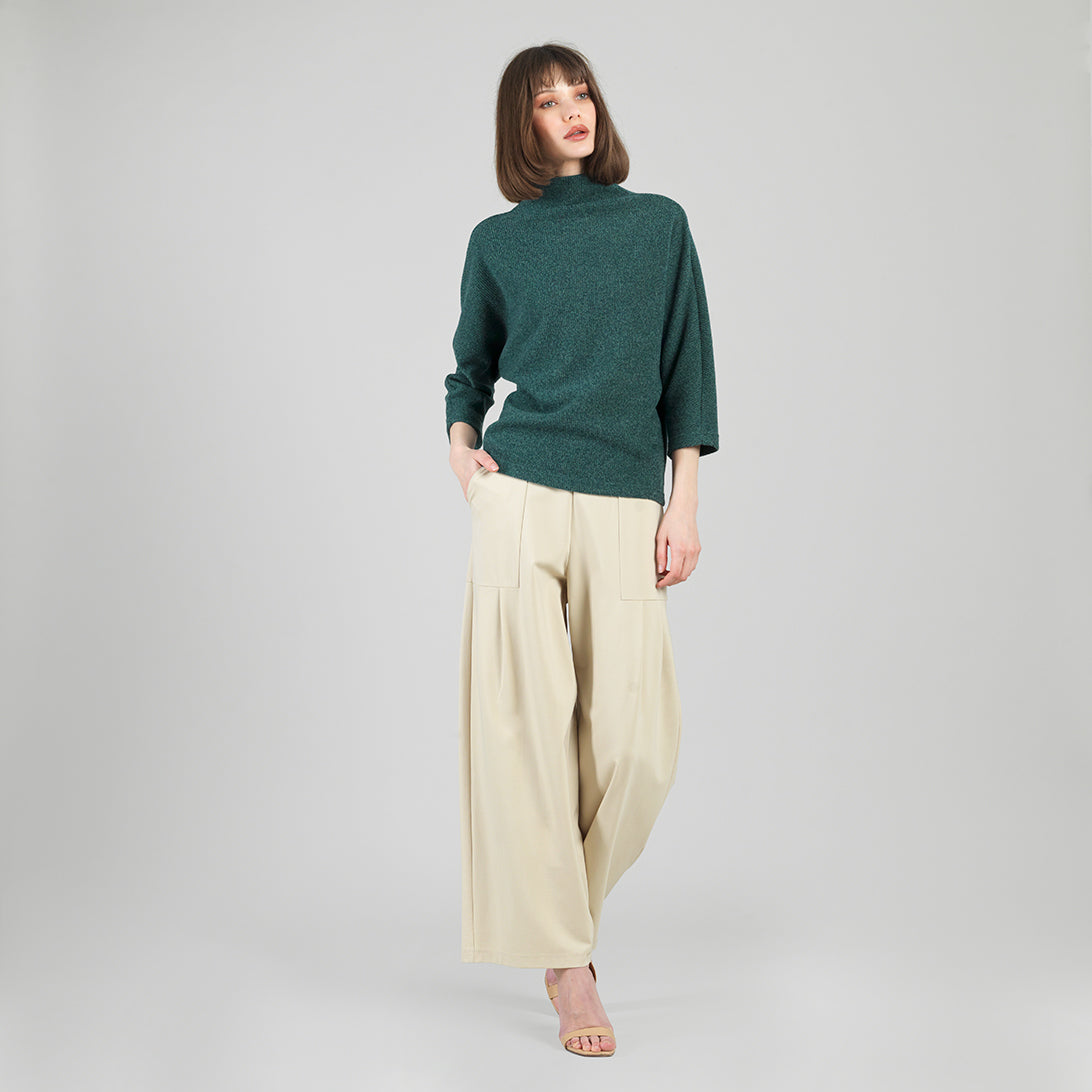 ブラッシュドクルーネックトップス 洗える】ブラッシュドカシミヤ ハイネックニット / JOSEPH