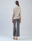 Plush Ribbed - Funnel Neck Sweater - Natural - Limited Sizes