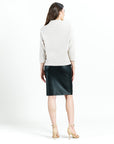 Chunky Ribbed - Funnel Neck Sweater Top - Sand - Final Sale!
