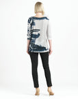 Scoop Neck Tunic - Misty Petals - Final Sale!