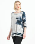 Scoop Neck Tunic - Misty Petals - Final Sale!
