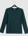 Signature Crew Neck Top - Hunter Green