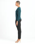 Signature Crew Neck Top - Hunter Green