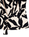 Drape Neck Loop Front Top - Leaf Shadow - Final Sale