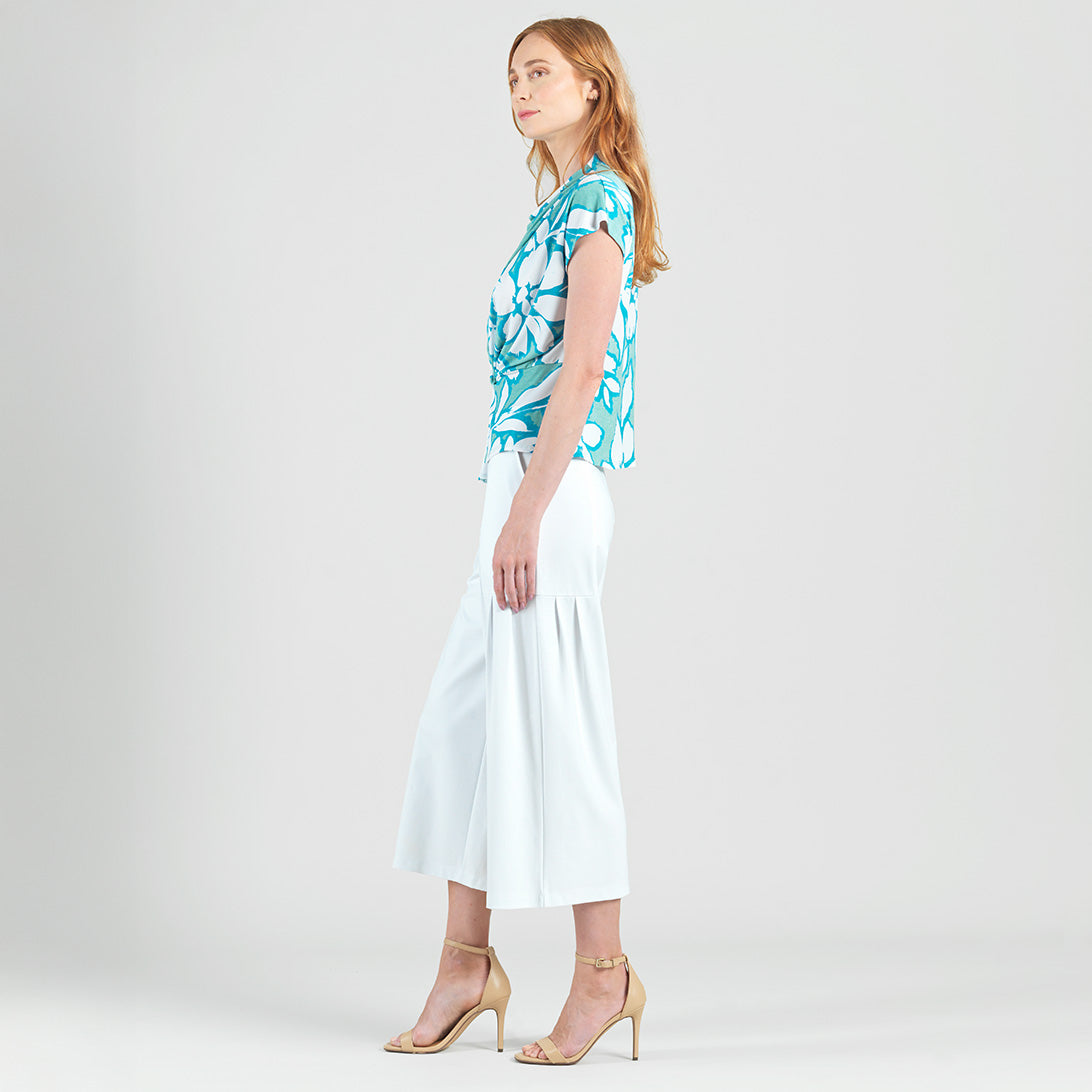 Drape Neck Loop Front Top - Paradise Petal – Clara Sunwoo