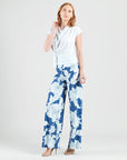 Drape Neck Loop Front Top - White - Final Sale