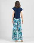 Drape Neck Loop Front Top - Navy - Final Sale - Clara Sunwoo