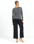 Side Twist Top - Geometric Stripe