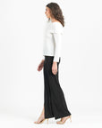 Ultra Cozy - Ruched Off-Shoulder Sweater Top - Ivory - Final Sale!