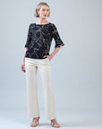 Tulip Cuff Top - Floral Starlight