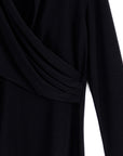 V-Neck Draped Pleat Top - Black - Limited Sizes - Clara Sunwoo