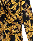 V-Neck Draped Pleat Top - Baroque Paisley - Final Sale!