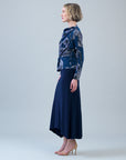 Ultra Cozy - Long Sleeve Loop Front Sweater Top - Rose Sketch - Final Sale