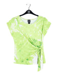 Slant Sleeve Side Tie Top - Floral Citrus - Limited Sizes!