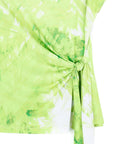 Slant Sleeve Side Tie Top - Floral Citrus - Limited Sizes!