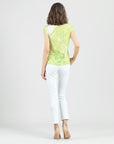 Slant Sleeve Side Tie Top - Floral Citrus - Limited Sizes!