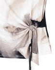 Cap Sleeve Side Tie Top - Watercolor - Final Sale!