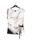 Cap Sleeve Side Tie Top - Watercolor - Final Sale!
