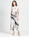 Cap Sleeve Side Tie Top - Watercolor - Final Sale!