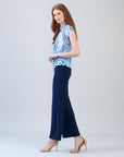 Crossover Faux Wrap Top - Acid Wash - Final Sale!