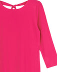 Reversible Back Tie Top - Hot Pink