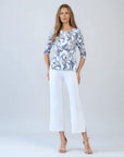 Scoop Neck Half Sleeve Top - Orchid Veil - Final Sale