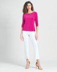 Scoop Neck Half Sleeve Top - 6 Colors