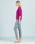 Scoop Neck Half Sleeve Top - Fuchsia - Final Sale!