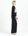 Blouson Overlay Side Tie Detail Top - Safari Patch - Final Sale!