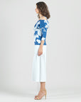 Butter Knit - Open Shoulder Ruffle Top - Mum Sketch