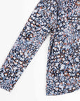 Cozy Texture - Textured Tipped Hem Sweater Top - Floral Puff - Final Sale!