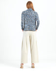 Cozy Texture - Textured Tipped Hem Sweater Top - Floral Puff - Final Sale!