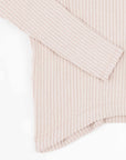 Chunky Ribbed - Tipped Hem Sweater Top - Sand - Final Sale!