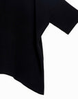 Ultra Cozy - Side Tipped Sweater Top - Black