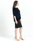 Ultra Cozy - Side Tipped Sweater Top - Black