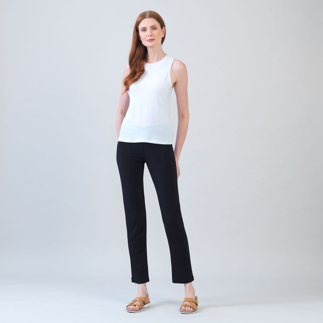 Modern Jewel Neck Tank - 5 Colors – Clara Sunwoo