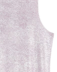 Glitter Foil - Jewel Neck Tank - Pink