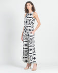 Crinkle Pleat Knit - Modern Jewel Neck Tank - Aztec - Final Sale!